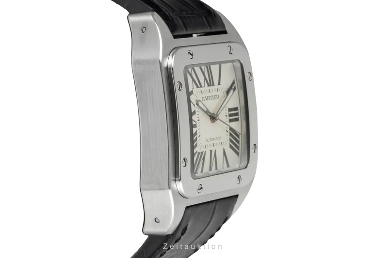 Cartier Santos 100 steel automatic men's watch W20073X8, 2656 [2604106]
