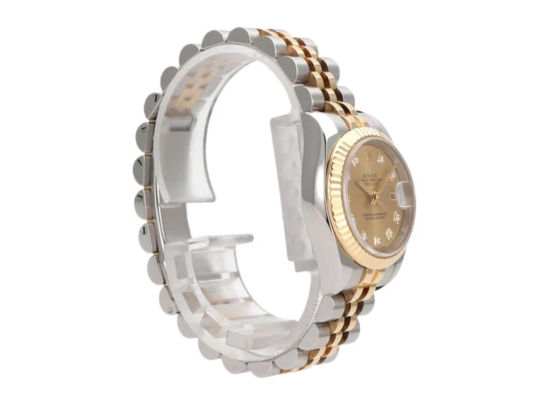 Rolex Datejust 26 Edelstahl Gelbgold 179173 Champagner Diamant Jubile