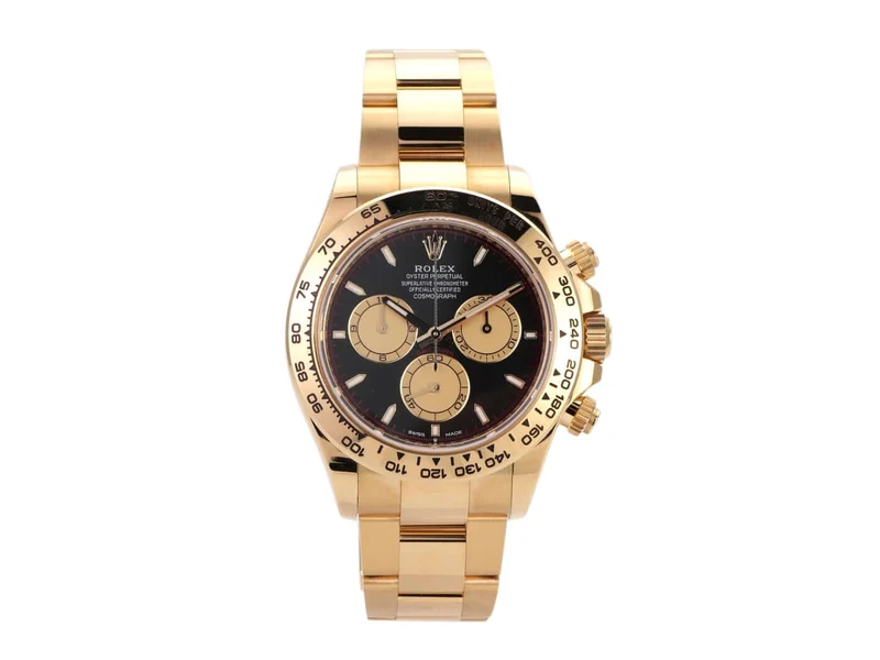 Rolex Daytona Gelbgold 126508 Schwarz Champagner