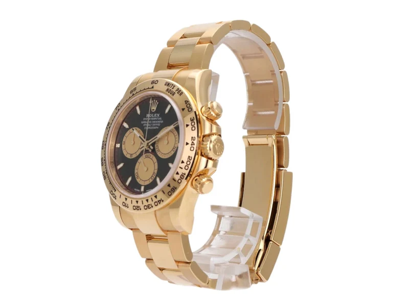 Rolex Daytona Gelbgold 126508 Schwarz Champagner