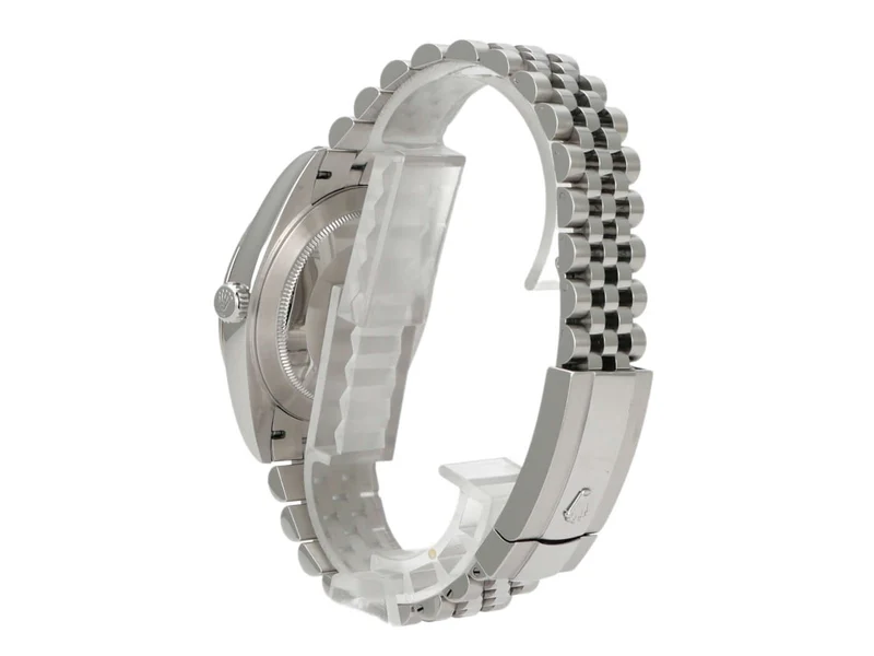Rolex Datejust 41 Edelstahl Weißgold 126334 Rhodium Diamant Jubile-Band