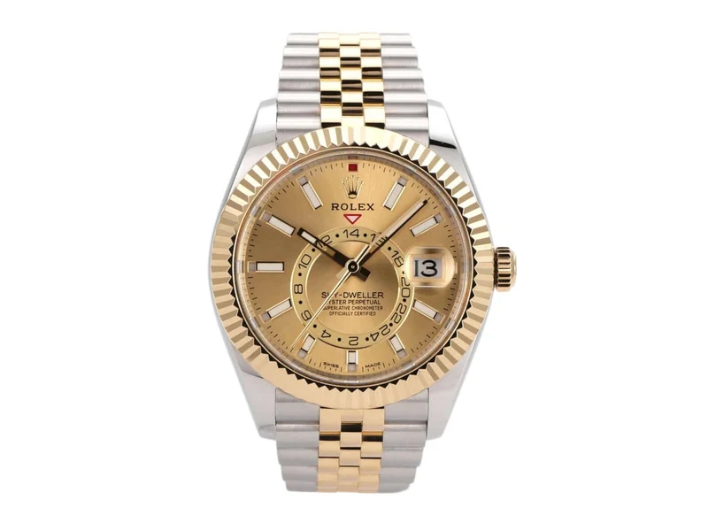 Rolex Sky-Dweller 326933 Champagner Jubile-Band