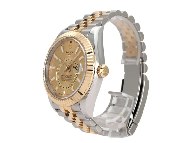 Rolex Sky-Dweller 326933 Champagner Jubile-Band