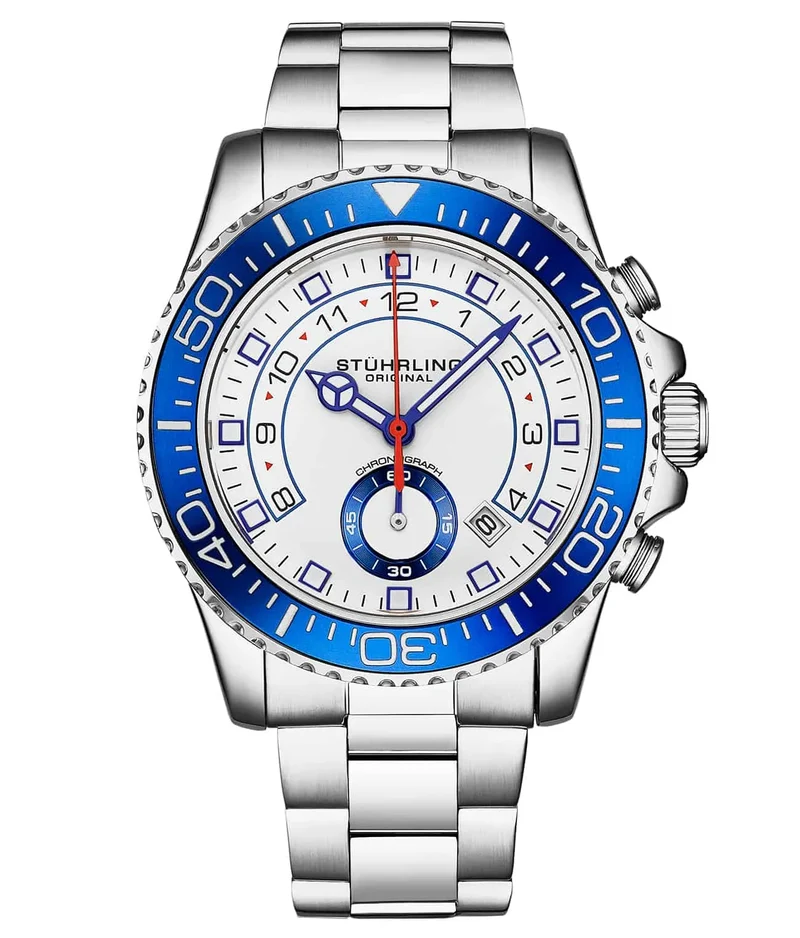 Stührling Brigadier Quartz 3966 Chronograph 42mm Diver