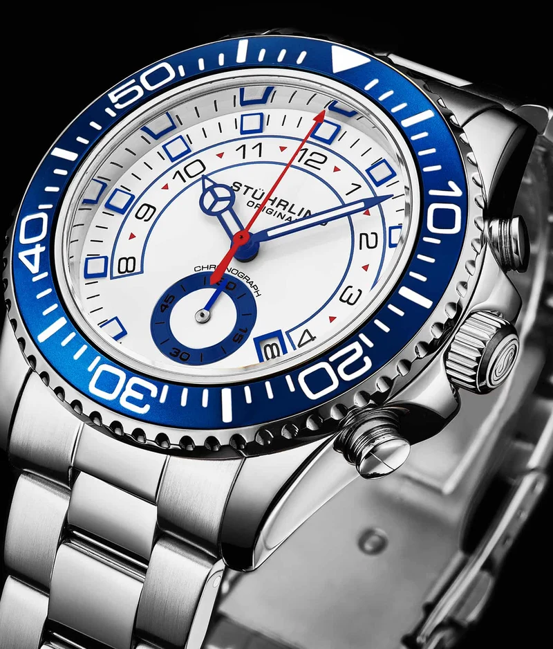 Stührling Brigadier Quartz 3966 Chronograph 42mm Diver