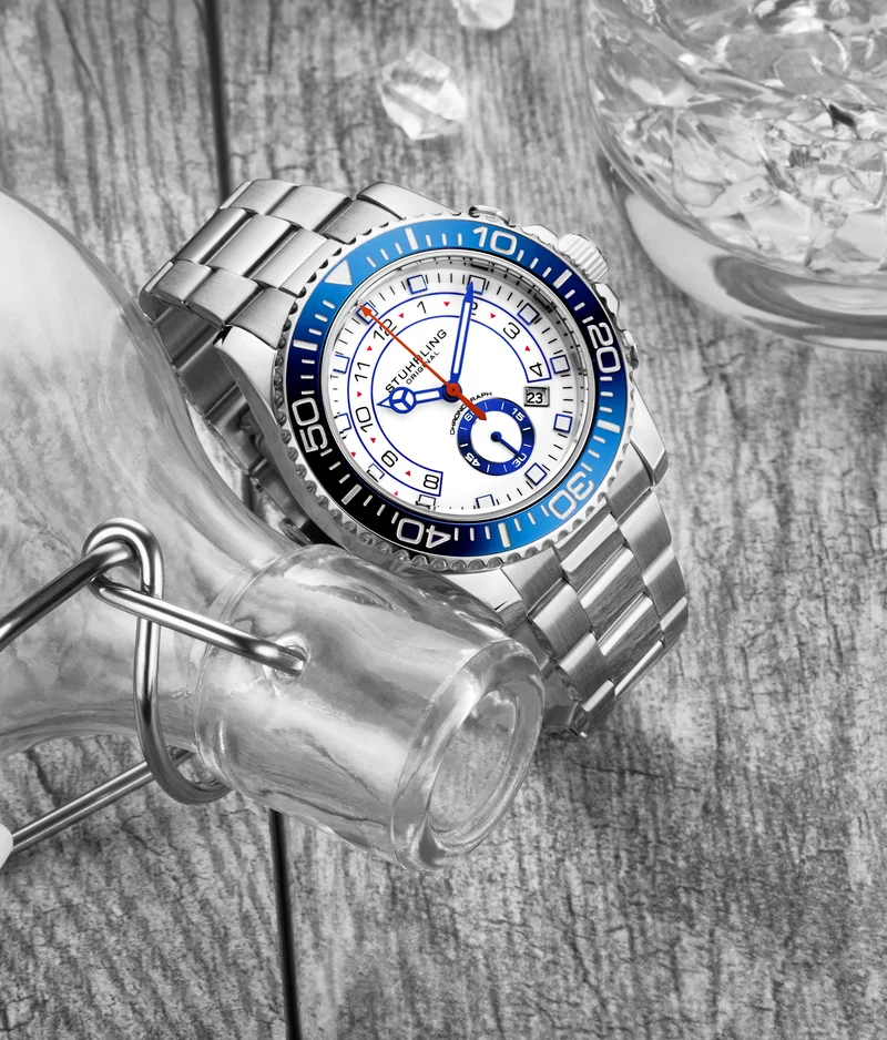 Stührling Brigadier Quartz 3966 Chronograph 42mm Diver