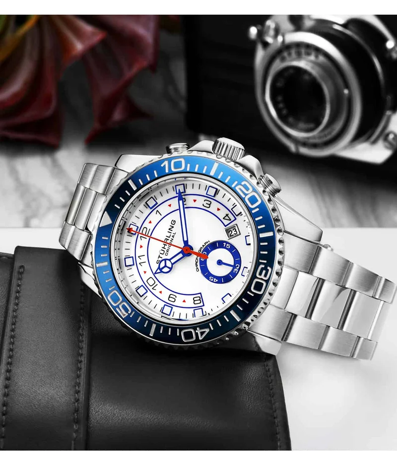 Stührling Brigadier Quartz 3966 Chronograph 42mm Diver