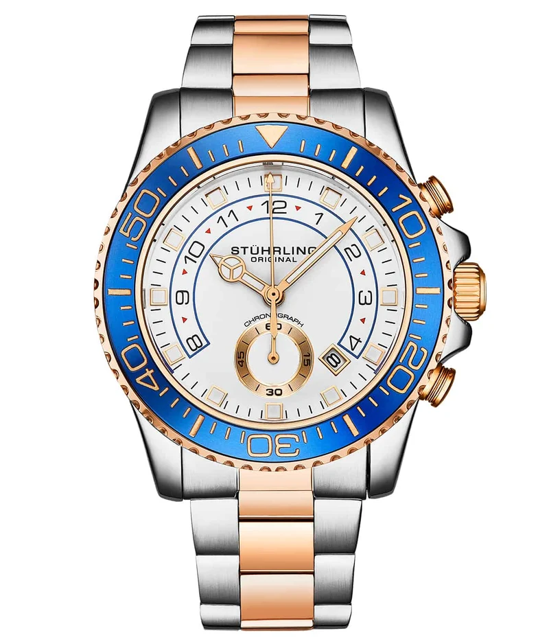 Stührling Brigadier Quartz 3966 Chronograph 42mm Diver