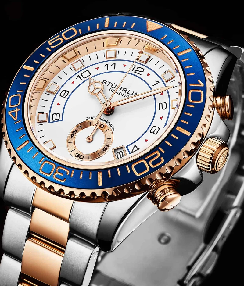Stührling Brigadier Quartz 3966 Chronograph 42mm Diver