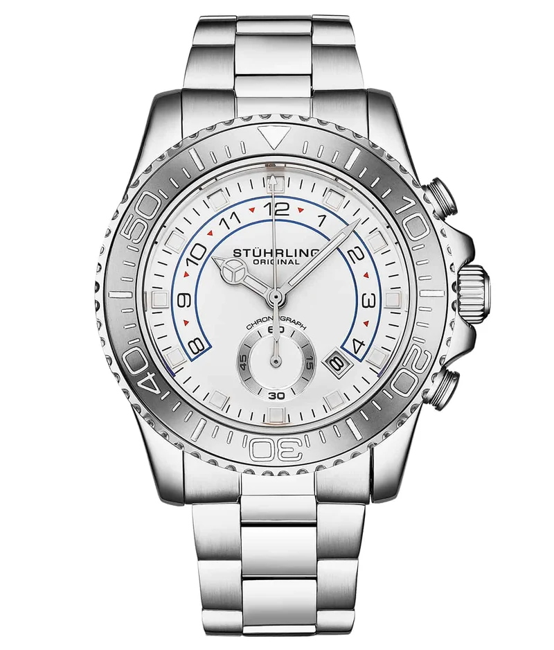 Stührling Brigadier Quartz 3966 Chronograph 42mm Diver