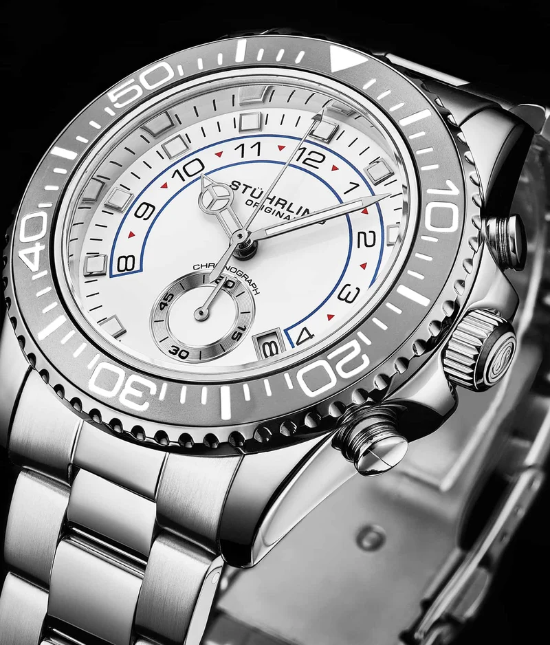Stührling Brigadier Quartz 3966 Chronograph 42mm Diver