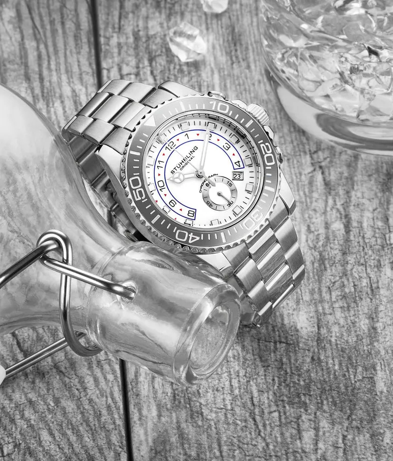 Stührling Brigadier Quartz 3966 Chronograph 42mm Diver