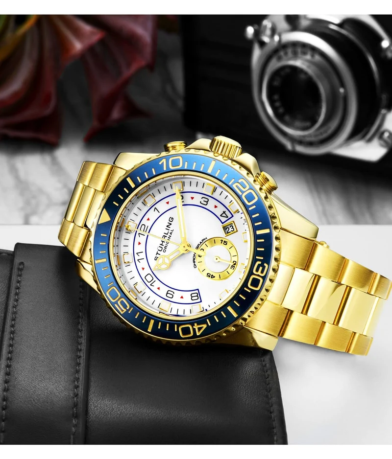 Stührling Brigadier Quartz 3966 Chronograph 42mm Diver