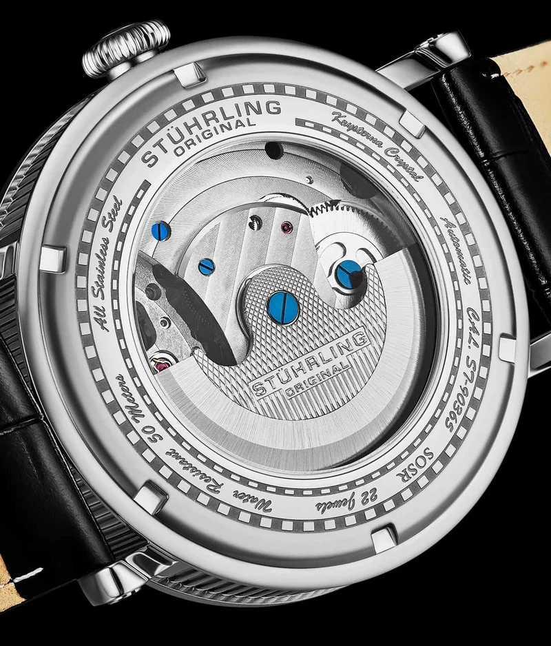 Stührling Dual Time Automatic Majestic 47mm Skeleton