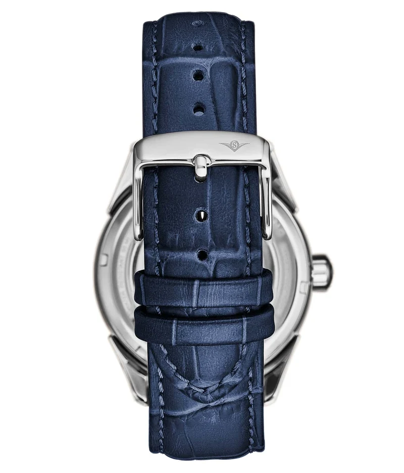 Stührling Vanguard 1019 Dual Time Automatic 42mm Skeleton
