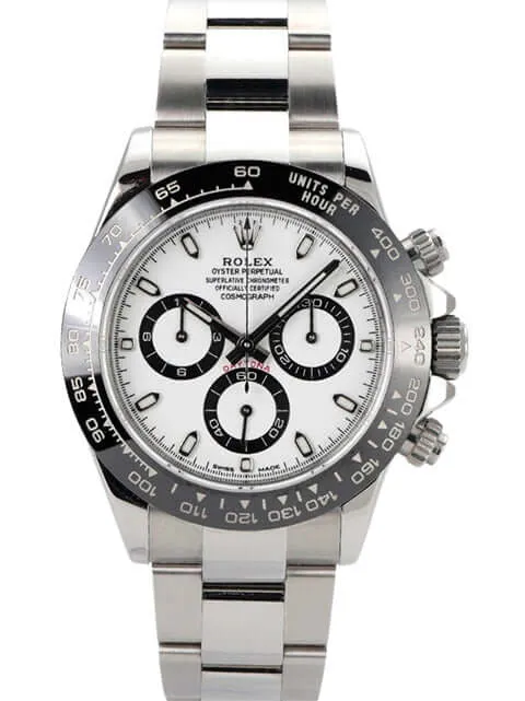 Rolex Daytona Edelstahl 116500LN Weiß