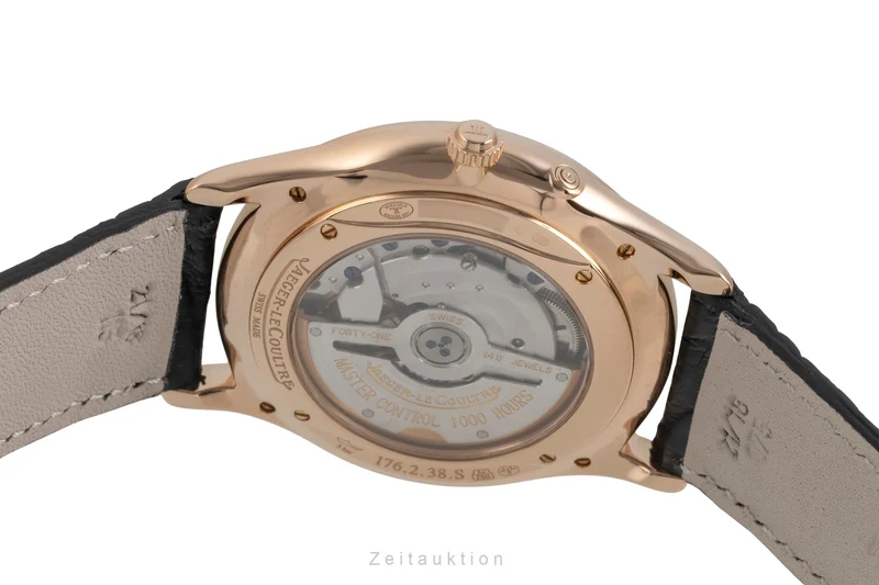 Jaeger LeCoultre Master Ultra Thin 18 ct red gold automatic men's watch Q1372520,176.2.38.S [2604137]