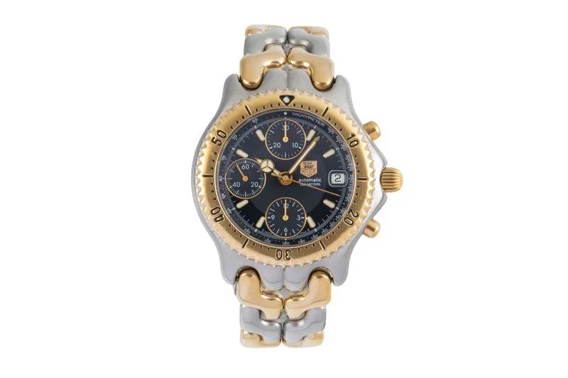 Tag Heuer Link chronograph gilt / steel automatic men's watch CG2121-R0 [2602950]