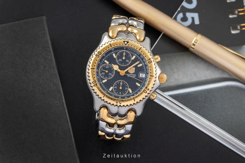 Tag Heuer Link chronograph gilt / steel automatic men's watch CG2121-R0 [2602950]