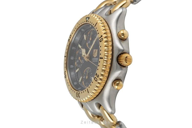 Tag Heuer Link chronograph gilt / steel automatic men's watch CG2121-R0 [2602950]