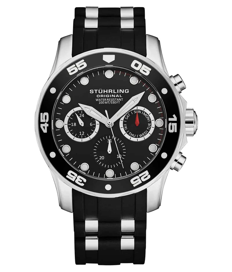 Stührling Regal 4059 Quartz Chronograph 44mm