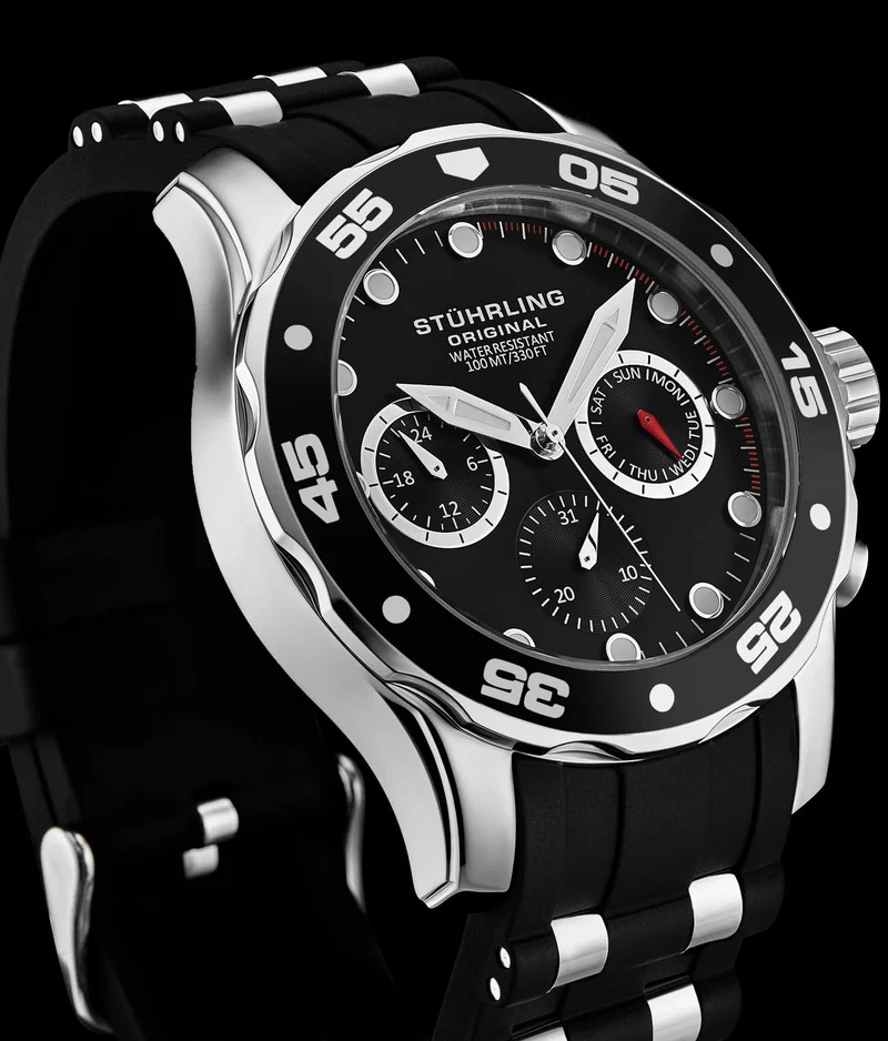 Stührling Regal 4059 Quartz Chronograph 44mm