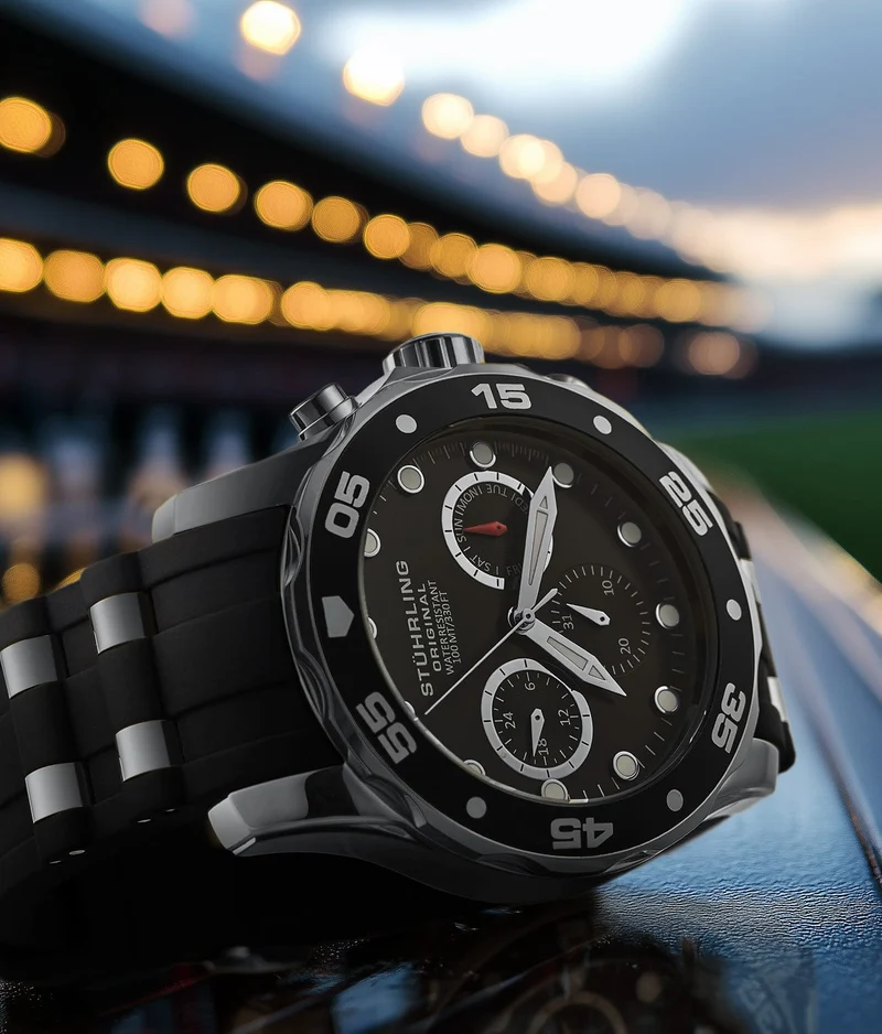 Stührling Regal 4059 Quartz Chronograph 44mm