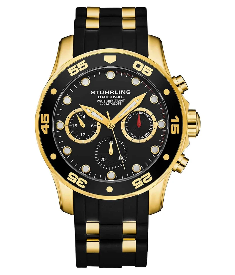 Stührling Regal 4059 Quartz Chronograph 44mm