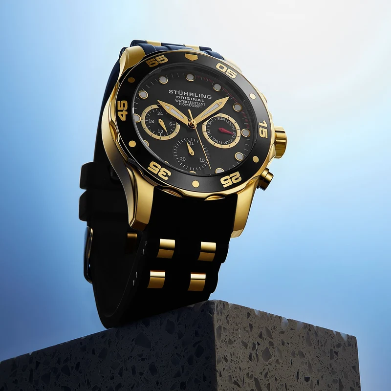 Stührling Regal 4059 Quartz Chronograph 44mm