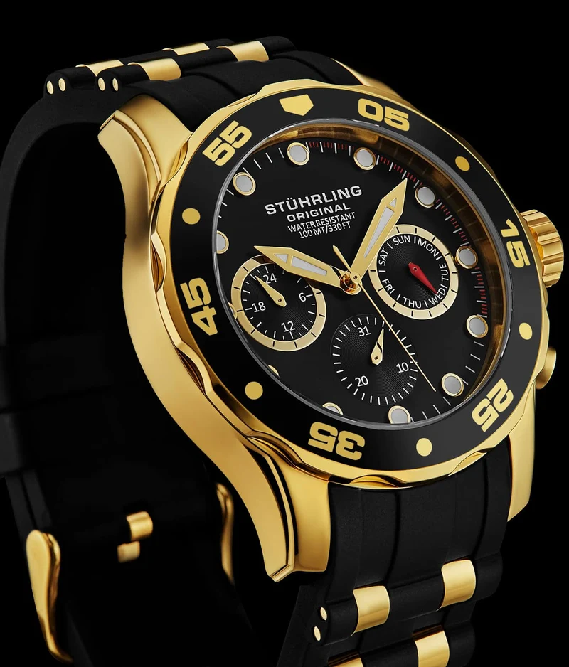 Stührling Regal 4059 Quartz Chronograph 44mm