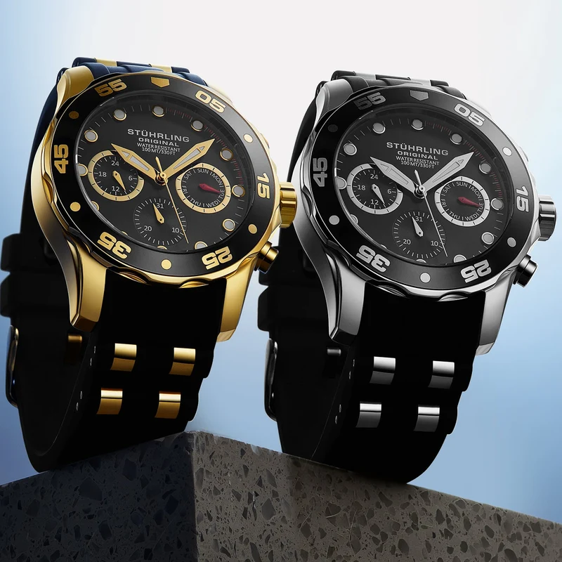 Stührling Regal 4059 Quartz Chronograph 44mm