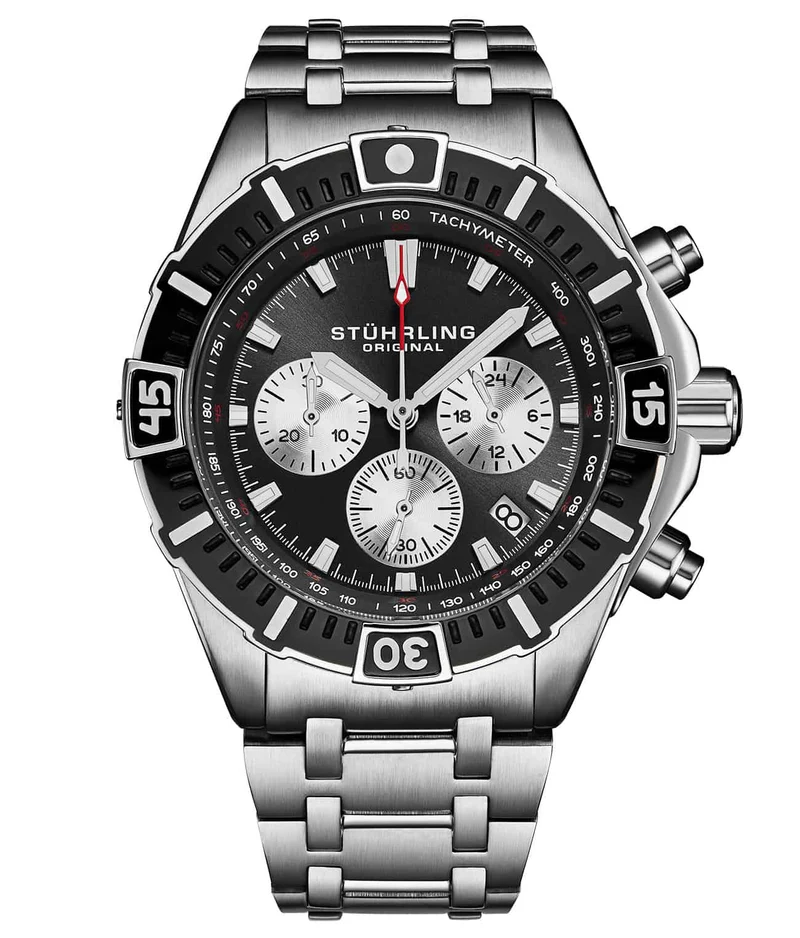 Stührling Stellar 44mm Japanese 1022 Quartz Chronograph