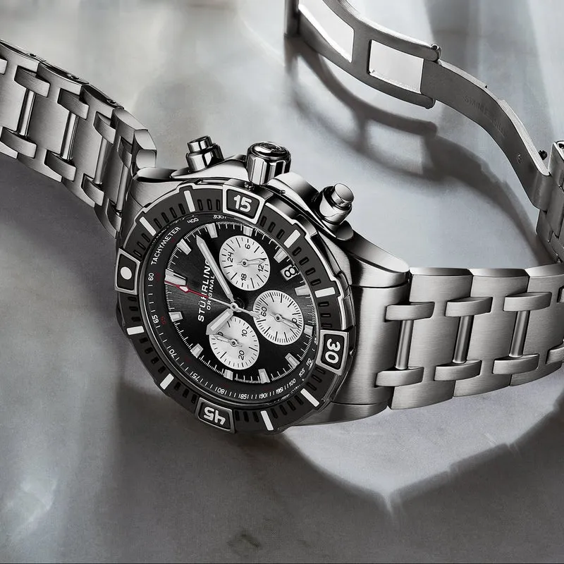 Stührling Stellar 44mm Japanese 1022 Quartz Chronograph