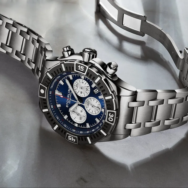 Stührling Stellar 44mm Japanese 1022 Quartz Chronograph