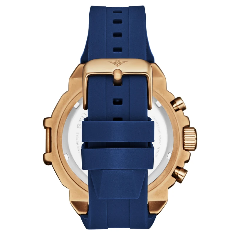 Stührling Spectra 4054 Japanese Quartz Chronograph 50mm Watch