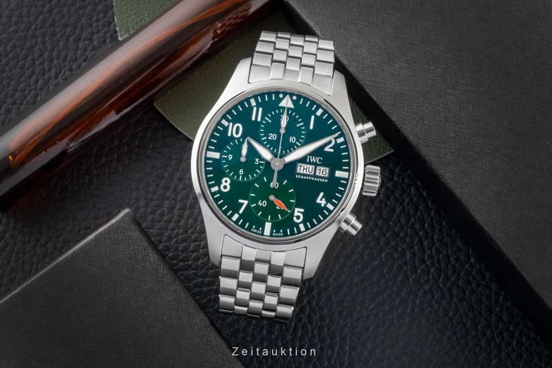 IWC Fliegerchronograph chronograph steel automatic men's watch IW388104 LP: 8600EUR [2604122]