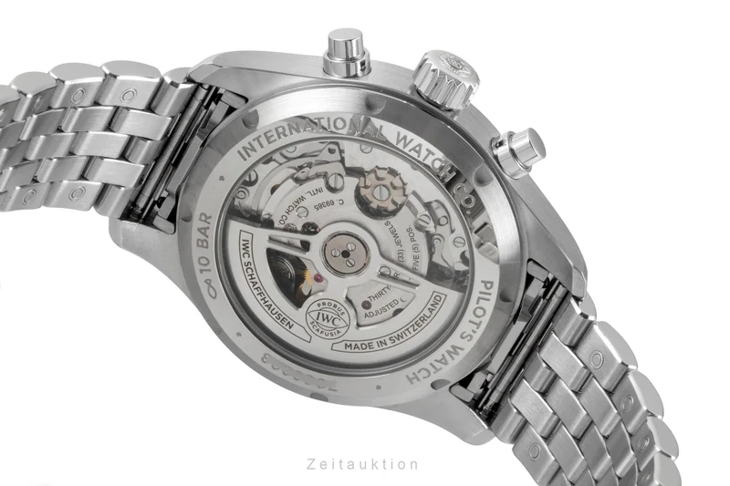 IWC Fliegerchronograph chronograph steel automatic men's watch IW388104 LP: 8600EUR [2604122]