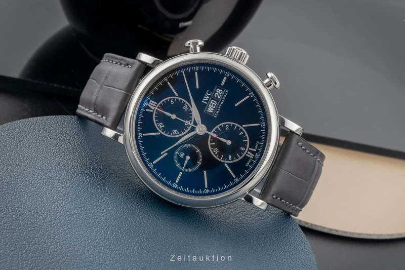 IWC Portofino chronograph steel automatic men's watch IW391002 LP: 7100EUR [2604339]