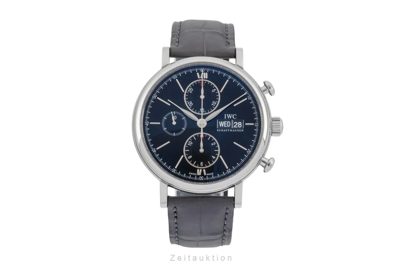 IWC Portofino chronograph steel automatic men's watch IW391002 LP: 7100EUR [2604339]