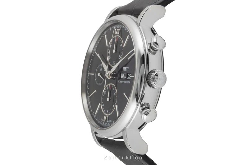 IWC Portofino chronograph steel automatic men's watch IW391002 LP: 7100EUR [2604339]