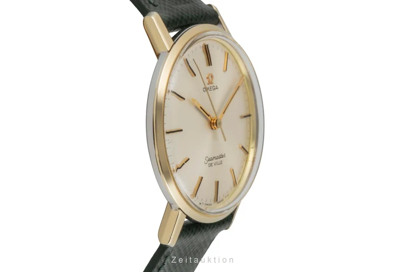 Omega Seamaster steel / gold manual winding men's watch 135.020 Vintage [2603999]