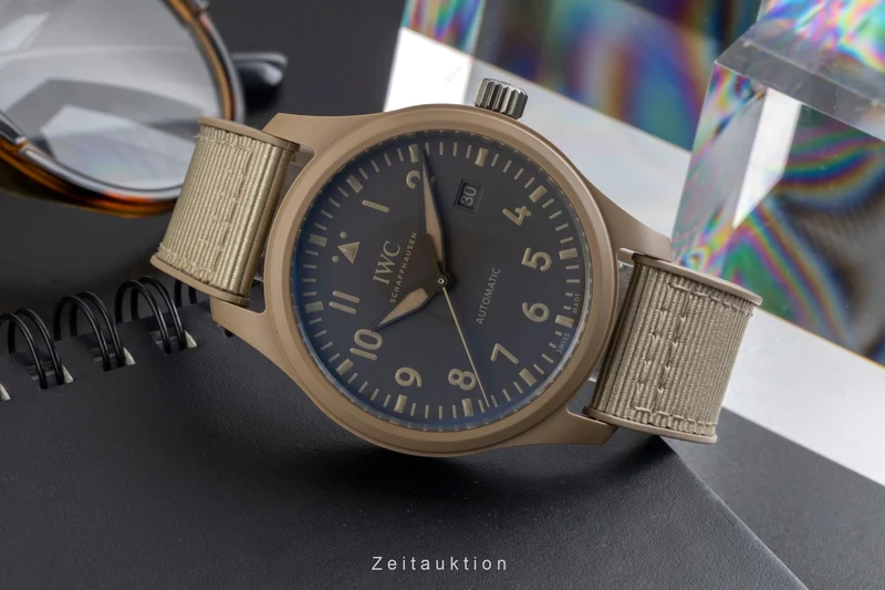 IWC Pilot ceramic / titanium automatic men's watch IW328106 LP: 9000EUR [2604425]