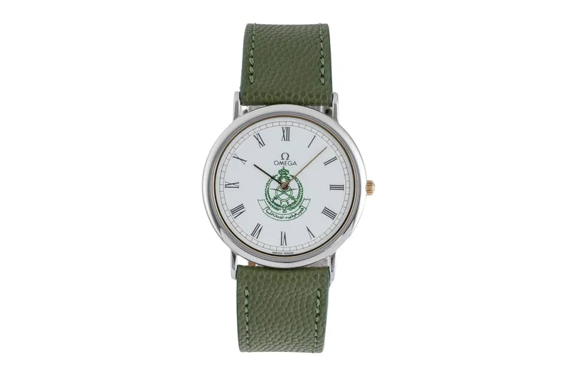 Omega De Ville steel quartz men's watch 195.0075.2 Vintage [2604255]