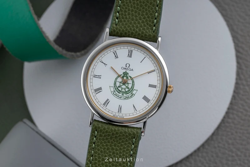 Omega De Ville steel quartz men's watch 195.0075.2 Vintage [2604255]
