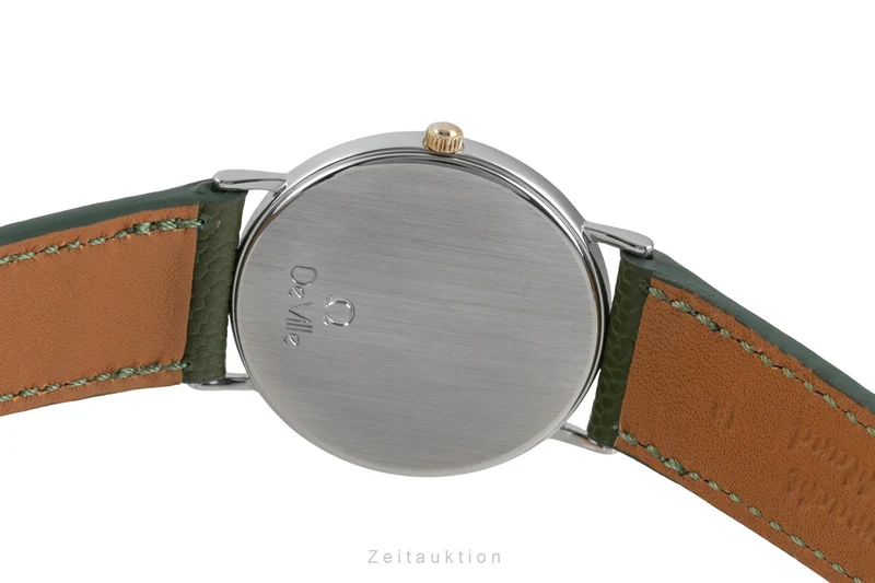 Omega De Ville steel quartz men's watch 195.0075.2 Vintage [2604255]