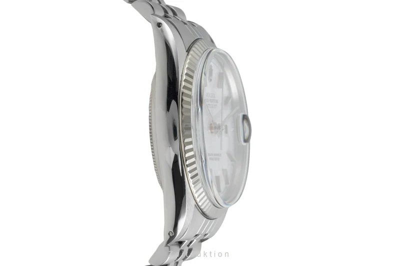 Rolex Datejust steel / white gold automatic men's watch 16014 Vintage [2604064]