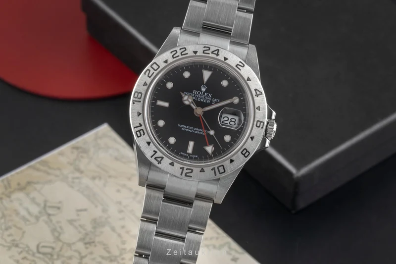 Rolex Explorer II steel automatic men's watch 16570T [2604167]