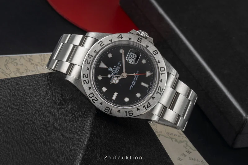 Rolex Explorer II steel automatic men's watch 16570T [2604167]