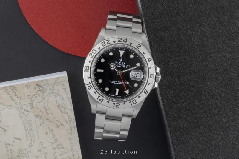 Rolex Explorer II steel automatic men's watch 16570T [2604167]