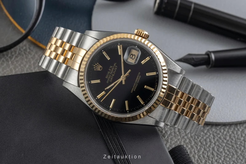 Rolex Datejust steel / gold automatic men's watch 16233 LP: 15350EUR [2603821]